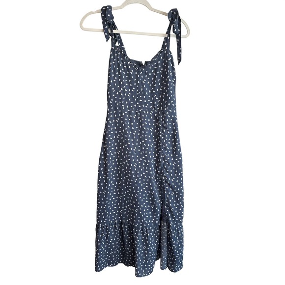 Abercrombie & Fitch Dresses & Skirts - Y2K Abercrombie & Fitch Smocked Midi Dress Polka Dot Side Slit Deer Print XS